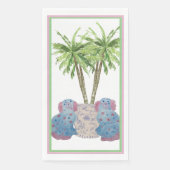 Serviette En Papier Staffordshire Chiens Chinoiserie Ginger Jar Jars (Devant)