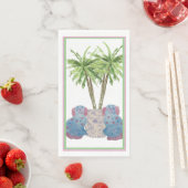 Serviette En Papier Staffordshire Chiens Chinoiserie Ginger Jar Jars (En situation)