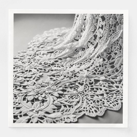 Serviette En Papier Standard Dinner Napkin for Wedding (Devant)