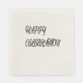 SERVIETTE EN PAPIER STANDARD PAPIER NAPKINS (Devant)