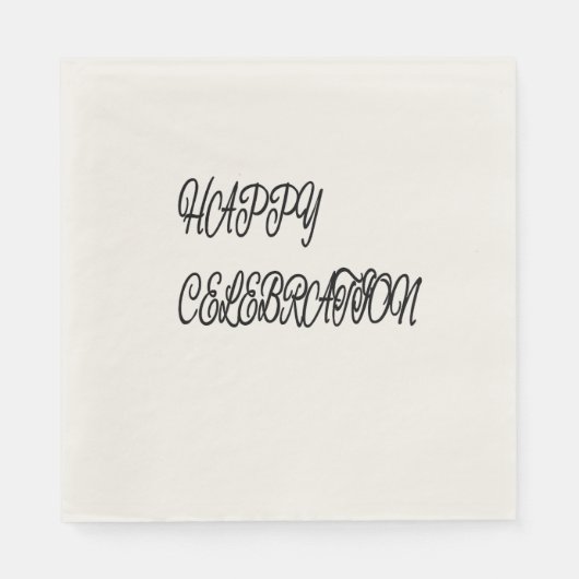 SERVIETTE EN PAPIER STANDARD PAPIER NAPKINS (Devant)