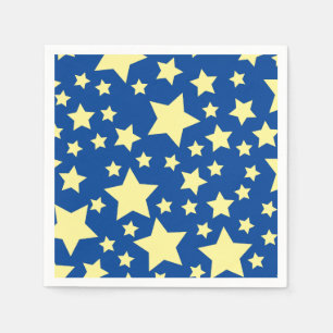 Serviette En Papier Star Cute Kid's Birthday Party Space