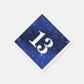 Serviette En Papier Star Galaxy Pour 13ème anniversaire (Coin)