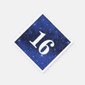 Serviette En Papier Star Galaxy Pour 16ème anniversaire (Coin)
