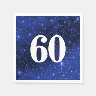 Serviette En Papier Star Galaxy pour 60e fête d'anniversaire