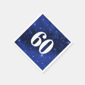 Serviette En Papier Star Galaxy pour 60e fête d'anniversaire (Coin)