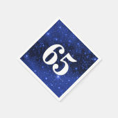Serviette En Papier Star Galaxy Pour 65e fête d'anniversaire (Coin)