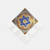 Serviette En Papier Star of David Napkins, Cocktail Papier (Coin)