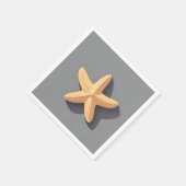 Serviette En Papier Starfish and Its Shadow (Coin)