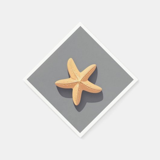 Serviette En Papier Starfish and Its Shadow (Coin)
