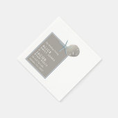Serviette En Papier Starfish and Sand Dollar - Mariage plage (Coin)