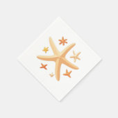 Serviette En Papier Starfish and the Small Ones (Coin)