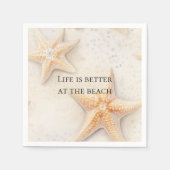 Serviette En Papier Starfish Ocean Beach (Devant)