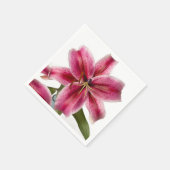 Serviette En Papier Stargazer Lily Cocktail Napkin (Coin)