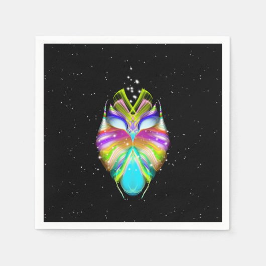 Serviette En Papier Starlight Oracle Owl (Devant)