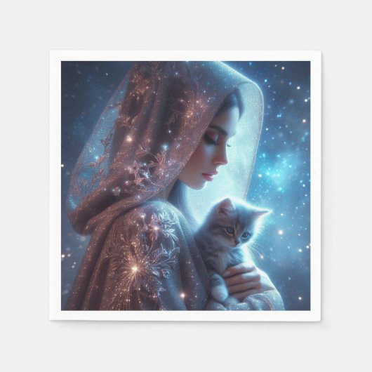 Serviette En Papier Starlit Guardian (Devant)