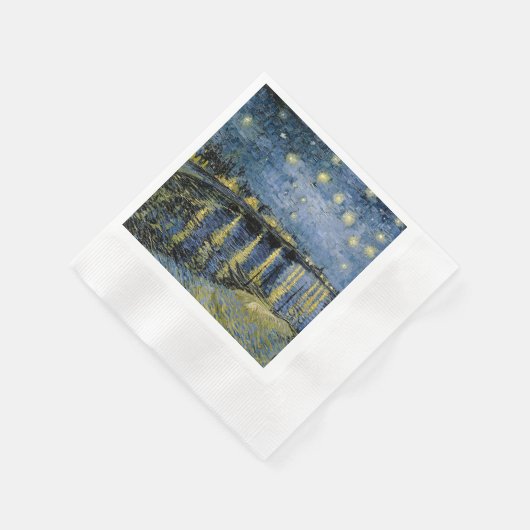 Serviette En Papier Starry Night Vincent van Gogh (Coin)