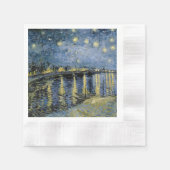 Serviette En Papier Starry Night Vincent van Gogh (Devant)