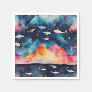 Serviette En Papier Starry Seascape