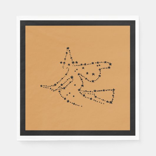 Serviette En Papier Starry Witch (Devant)
