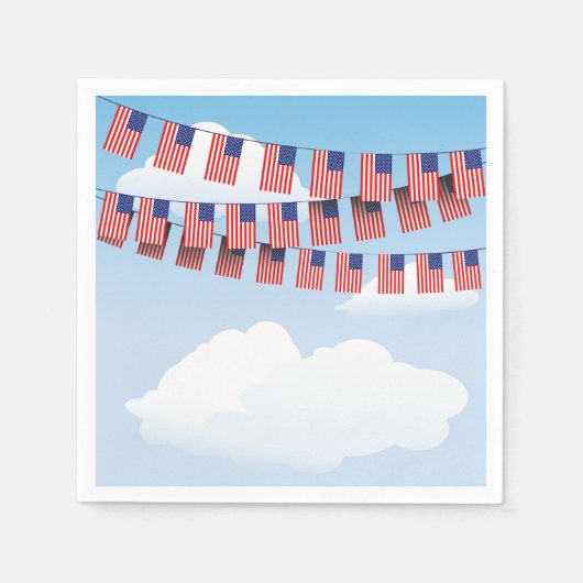 Serviette En Papier Stars Et Grilles Papier À Brouillon (Devant)