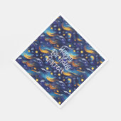 Serviette En Papier Stars Night Sky Anniversaire (Coin)