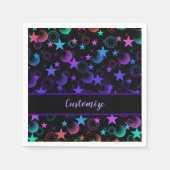 Serviette En Papier Stars personnalisés 'n Stuff Motif 2 (Devant)
