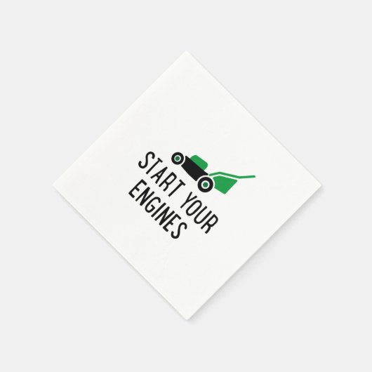 Serviette En Papier Start your Engines (Coin)