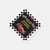 Serviette En Papier Start Your Engines! Fun Racing Driver Birthday  (Coin)