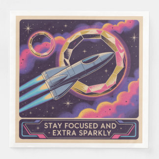 Serviette En Papier Stay Focused And Extra Sparkly