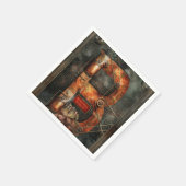 Serviette En Papier Steampunk - Alphabet - B pour Ceintures (Coin)