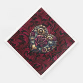 Serviette En Papier Steampunk Gothique Mariage à thème (Coin)