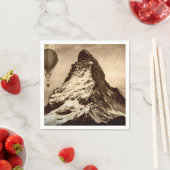 Serviette En Papier Steampunk Matterhorn (En situation)