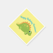 Serviette En Papier Stegosaurus Dinosaur fête d'anniversaire (Coin)