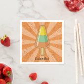Serviette En Papier Stick Sorbet en forme de cône (En situation)