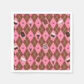 Serviette En Papier Stickers napolitains Jacquard PAPIER PARTY NAPKINS (Devant)