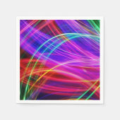 Serviette En Papier Sticks à lents arc-en-ciel (Devant)