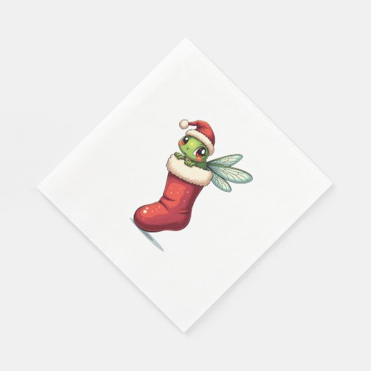 Serviette En Papier Stocker la libellule du champignon (Coin)