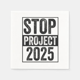 Serviette En Papier Stop Project 2025 Trump Harris American Patroitic