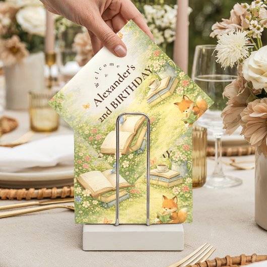 Serviette En Papier Storybook Chapter Two Birthday