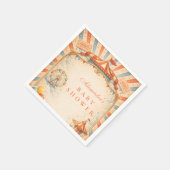 Serviette En Papier Storybook Circus Baby Shower (Coin)