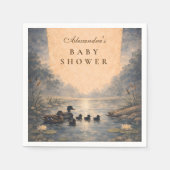 Serviette En Papier Storybook Duck Baby Shower (Devant)