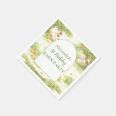 Serviette En Papier Storybook Farm Animals First Birthday (Coin)