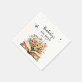 Serviette En Papier Storybook New Chapter Baby Shower Wildflower  (Coin)