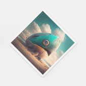 Serviette En Papier Strange Whale (Coin)