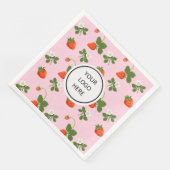 Serviette En Papier Strawberries (Coin)