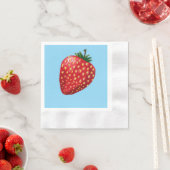 Serviette En Papier Strawberry (En situation)