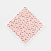Serviette En Papier Strawberry Fruit Birthday (Coin)