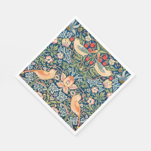 Serviette En Papier Strawberry Thief (par William Morris) (Coin)
