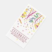 Serviette En Papier Streamers, Confetti Et Célébrations (Coin)